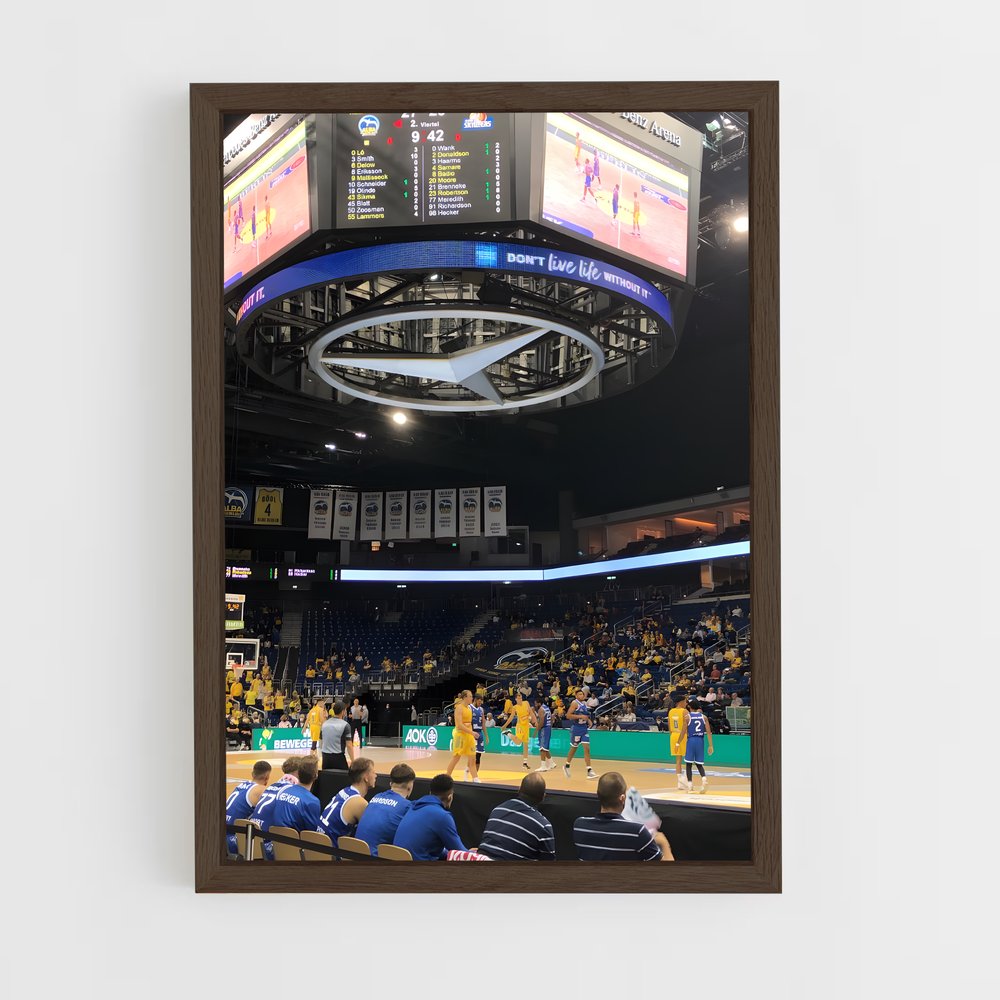 Poster Dunk au Michigan – affiche Basketball (vue 5)